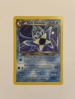 Pokemon Dark Omastar Neo Destiny 19/105 Rare Regular 70 HP English Unlimited - Image 1