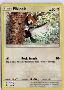 Pikipek 11/12 Holo McDonalds Collection Promo Pokemon Card 2017 Trading Card - Image 1