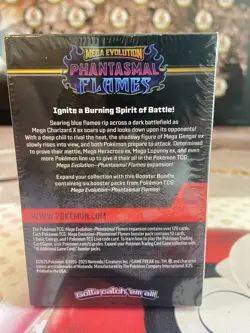Pokemon TCG Mega Evolution Phantasmal Flames Booster Bundle Sealed - Image 2