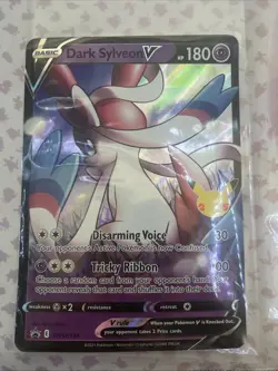 Pokemon TCG Dark Sylveon v SWSH134 Jumbo Card Celebrations Promo - Image 1