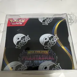 Pokemon Mega Evolution Phantasmal Flames Booster Box Factory Sealed - Image 2