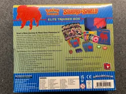 Sword and Shield Base ETB Elite Trainer Box Zamazenta Pokemon TCG Sealed w. case - Image 3