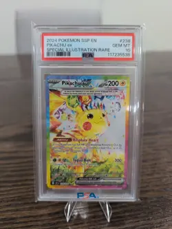 PSA 10 Pikachu ex 238/191 SSP: Surging Sparks Holo Pokemon SIR - Image 1