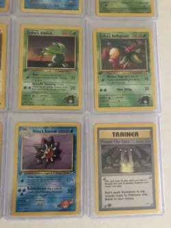 Lot x 16 Pokemon Rare 1st Edition Fossil Gym Heroes Trainer Vintage Rare Sp - Image 2