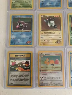 Lot x 16 Pokemon Rare 1st Edition Fossil Gym Heroes Trainer Vintage Rare Sp - Image 3