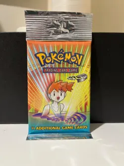 Pokemon Gym Heroes Booster Pack LONG CRIMP Unlimited Misty Art Brand New 💎 - Image 1