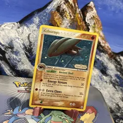 Kabutops - 7/92 Pokemon Legend Maker - Reverse Holo / Stamped ✨ Damaged - Image 2