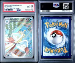 2025 POKEMON BLACK BOLT EN SIMIPOUR ILLUSTRATION RARE #102 💎 PSA 10 GEM - Image 3
