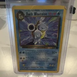 Wizards Dark Blastoise 20/82 Rare Regular 70 HP Team Rocket Pokemon TCG - Image 1
