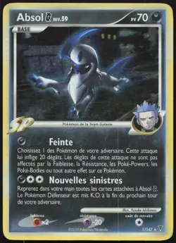 Carte Pokemon Absol 1/147 Holo Vainqueurs Supremes Francais - Image 1