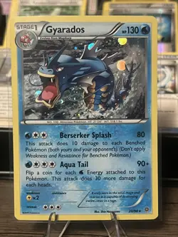 Pokemon TCG Gyarados 20/98 Evolutions Holo Rare Water Moderately Played - Image 1