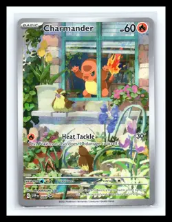 💥 Pokemon TCG Charmander 044 Sv: Scarlet & Violet Obsidian Flame ETB Promo Holo - Image 1