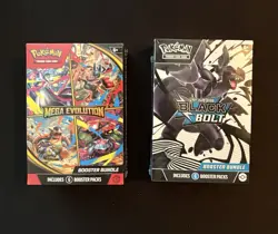 Pokemon TCG Mega Evolution Booster Bundle + Black Bolt Booster Bundle Sealed - Image 1