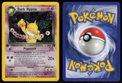 Dark Hypno 9/82 Rare Team Rocket Holo 1st Edition Pokemon - Image 3