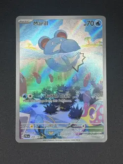 Marill 204/193 Illustration Rare Paldea Evolved Pokemon NM - Image 1