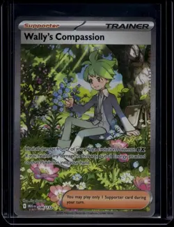 Pokemon TCG Wally's Compassion 186/132 Mega Evolution Special Rare NM - Image 1