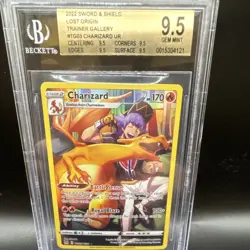Pokemon Charizard TG03 Beckett 9.5 Lost Origin Trainer Gallery 2022 TCG - Image 1