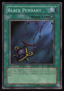 Black Pendant MRL-003 Super Rare Magic Ruler Yu-Gi-Oh - Image 1
