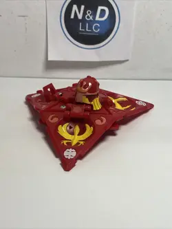 BAKUGAN Tripod Theta Red Pyrus Subterra/Darkus/Ventus NEW VESTROIA Bakugan Trap - Image 4