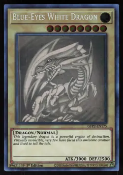 Blue-Eyes White Dragon (Ghost Rare) GFP2-EN175 1st Edition Yu-Gi-Oh - Image 1