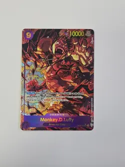 Monkey D Luffy OP09-119 SEC Alt Art Emperors in the New World One Piece Eng NM - Image 1