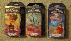 *IN HAND* (3) Disney Lorcana Starter Decks The First Chapter BRAND NEW - Image 2
