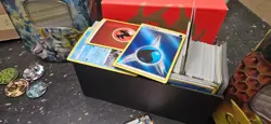 pokemon lot 1000+ cards including sealed packs, hits, dice, binder, etb holos - Image 3