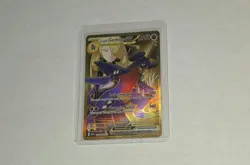 Pokemon TCG Destined Rivals Cynthia's Garchomp EX Card 241/182 Gold Hyper Rare - Image 1