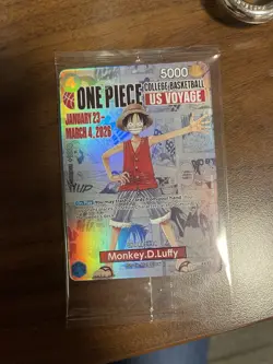 One Piece US Basketball Voyage Limited Edition Card!!! Unopened brand new!!! - Image 1