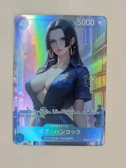 ❤ BOA HANCOCK Officer One Piece Anime Waifu Card Girl Foil Doujin Holo ACG❤ - Image 1