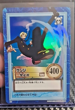 BANDAI One Piece Hyper Battle S60 SANJI HOLO FOIL SCARCE EARLY CARD VINATGE - Image 1