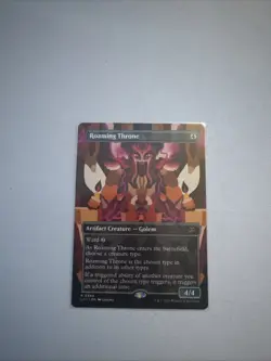 Roaming Throne the Lost Caverns of Ixalan #344 Borderless Regular Card NM - Image 1