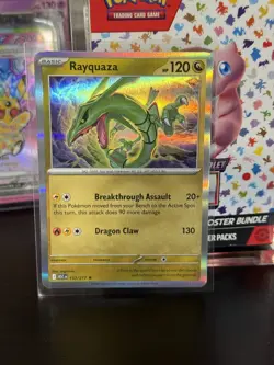 Pokemon Rayquaza 153/217 Basic Rare Holo Card 120 HP 130 2026 - Image 1