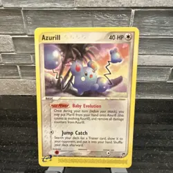 Pokemon TCG Azurill Sandstorm 31/100 Uncommon Regular 40HP Card - Image 1