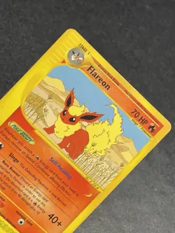 Pokemon TCG Flareon E-Series Skyridge Non Holo Card 8/144 HP - Image 2