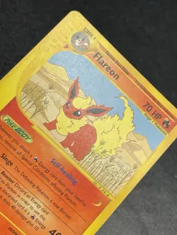 Pokemon TCG Flareon E-Series Skyridge Non Holo Card 8/144 HP - Image 3