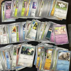 Pokemon Random Bulk Lot 200 Cards Common And Uncommon - Image 1