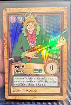 BANDAI One Piece Hyper Battle C362 MR. 9 HOLO FOIL SCARCE EARLY CARD - Image 1