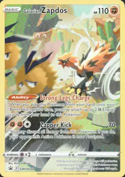 Galarian Zapdos Promo SWSH: Sword & Shield Promo Cards SWSH283 NM - Image 1