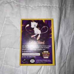 1999 Pokemon Wizards of the Coast Promos - CATCH MEW Card - Pokemon the Movie - Image 2