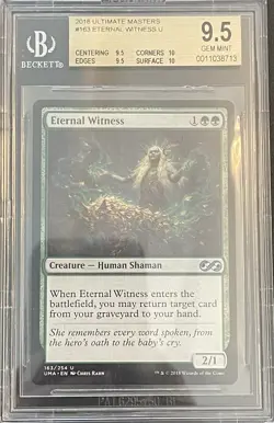 BGS 9.5 Gem Mint ETERNAL WITNESS from UMA - MTG Magic the Gathering - Image 1