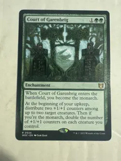 Court of Garenbrig Commander: Wilds of Eldraine Regular MAGIC THE GATHERING - Image 1