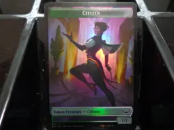 MTG Foil: Treasure / Citizen Token - Image 2
