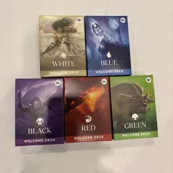 Magic the Gathering 2024 Welcome Deck Set of 5 Sealed - Image 1