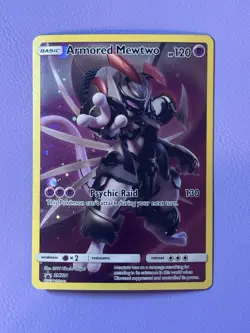 TCG Pokemon English Armored Mewtwo SM228 Sm Holo - Image 1