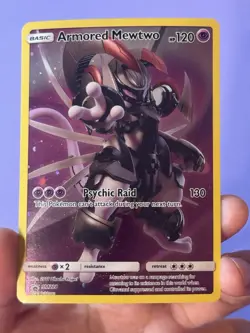 TCG Pokemon English Armored Mewtwo SM228 Sm Holo - Image 3