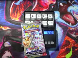 HEAVY! GOD PACKUUU 22.50g Prismatic Evolutions Pokemon TCG Booster (SEALED) - Image 1