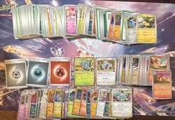 Pokemon Ascended Hero Bulk Lot 1.25+ Pounds of Cards Commons Reverse Holos - Image 1