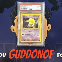 PSA 6 EXCELLENT-MINT 1999 Pokemon Game Basic DROWZEE #49 SHADOWLESS - Image 1