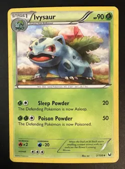 Ivysaur 2/108 Pokemon Uncommon Dark Explorers Card MP Pokemon TCG - Image 1
